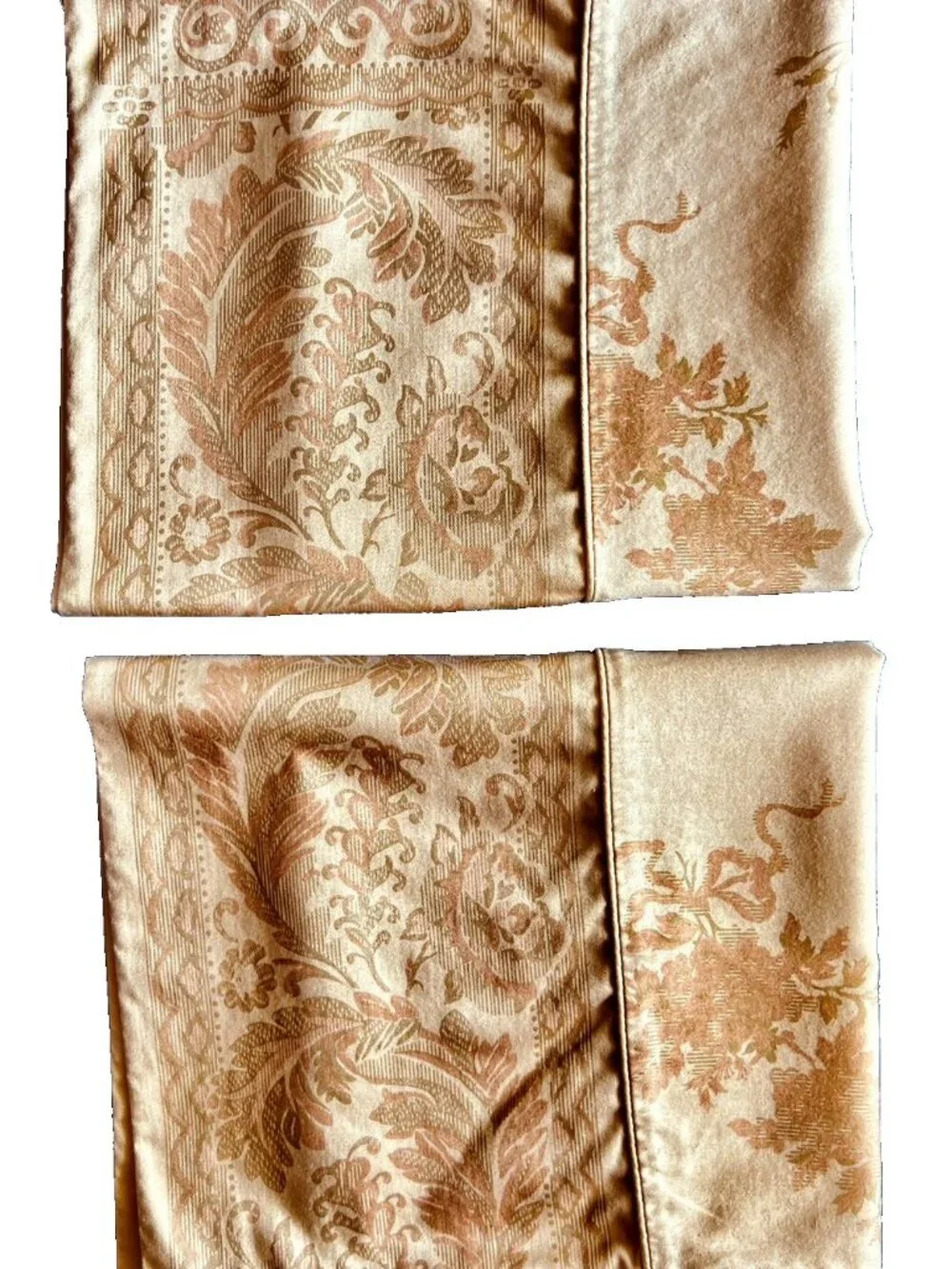 ROYAL SATEEN Pillowcases Standard Pair 100% Egyptian Cotton Crown Crafts LUXURY